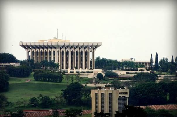 The Unity Palace of the president of Cameroon in Yaoundé, Cameroon. (Credit: Wikimedia.)