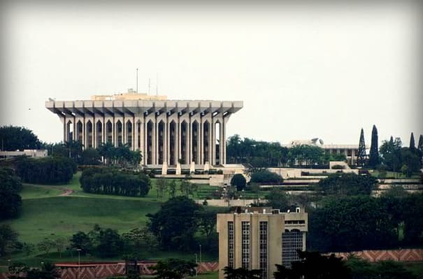 The Unity Palace of the president of Cameroon in Yaoundé, Cameroon. (Credit: Wikimedia.)