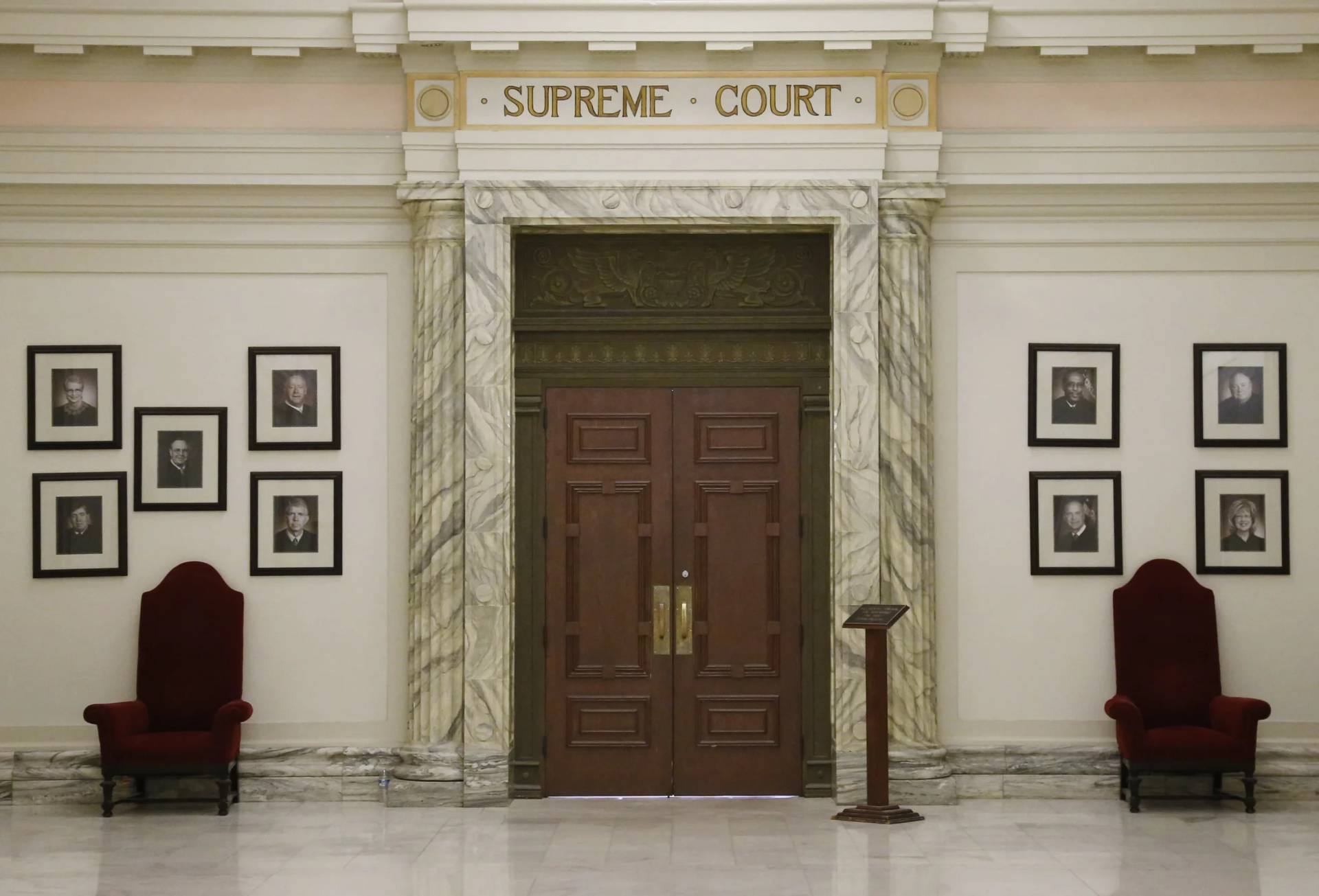 The Oklahoma Supreme Court is pictured in the state Capitol building in Oklahoma City, May 19, 2014. The Oklahoma Supreme Court ruled Tuesday, June 25, 2024, that the approval of the nation’s first state-funded Catholic charter school, St. Isidore of Seville Catholic Virtual Charter School, is unconstitutional. (Credit: Sue Ogrocki/AP.)