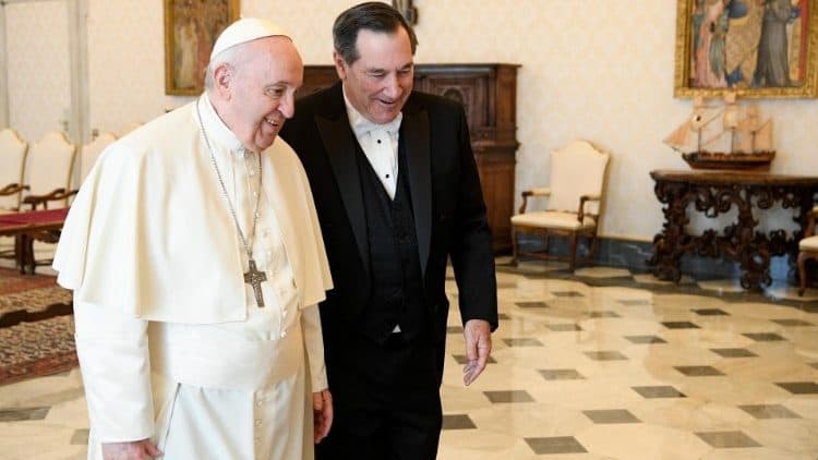 Exiting U.S. envoy plays down clash with Vatican over China, climate