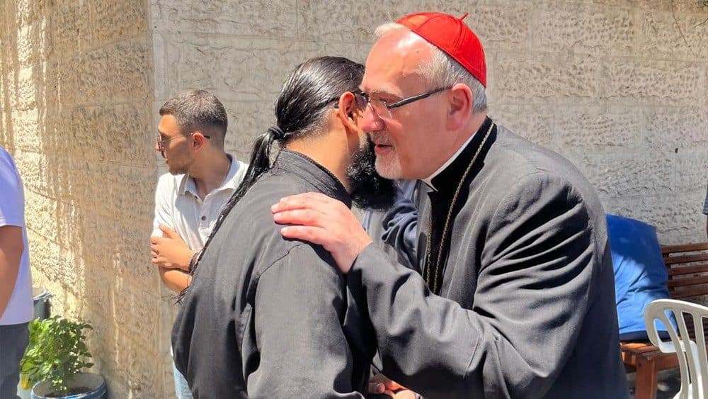 Gaza priest returns to parish, as Catholic charity urges peace in the Holy Land